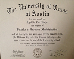 University of Texas - Bachelor of Business Administration