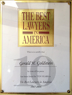 Best Lawyers in America - 10 Years