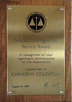 NACDL - Distinguished Service Award