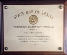 State Bar of Texas - Professional Development: Advanced Criminal Law