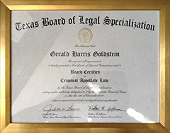 Texas Board of Legal Specialization - Criminal Appellate Law Certification