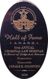 San Antonio Bar Association - Hall of Fame - Gerald Goldstein
